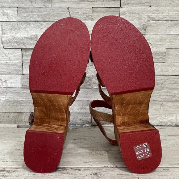 Bed Stu Women’s Size 10 Voicing Braided Leather Platform Sandals Brown/Tan NEW - Picture 12 of 13